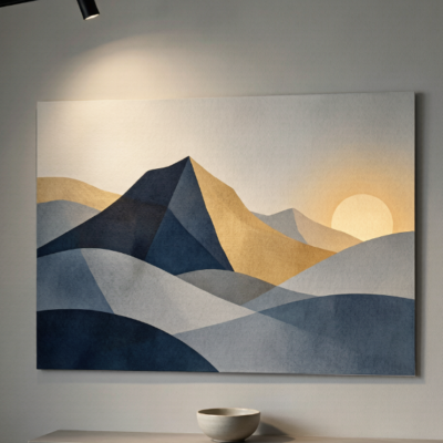 Abstract Landscape Illustration
