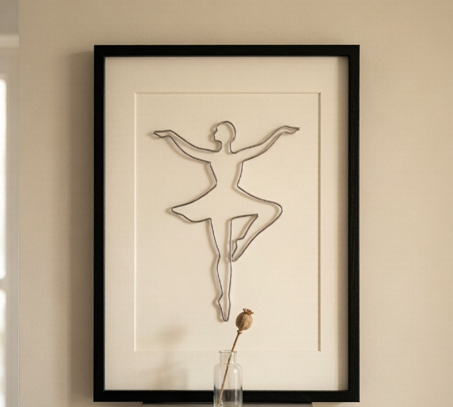13-16.png Wire Contour Wall Art - Image 1