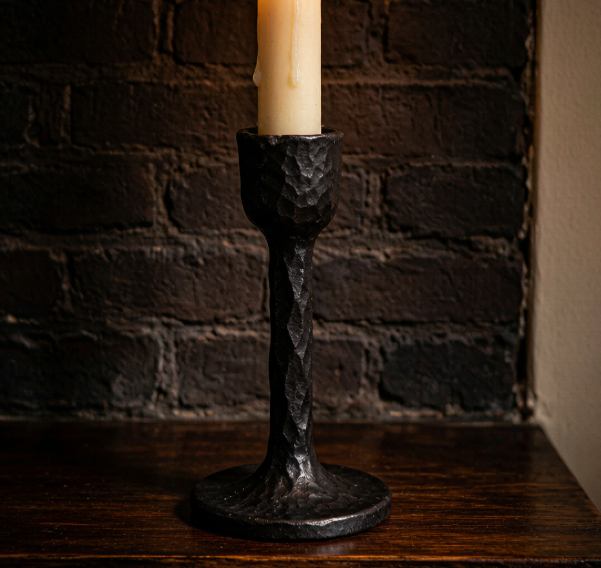 3-23.png Hand-Forged Iron Candle Holder - Image 1