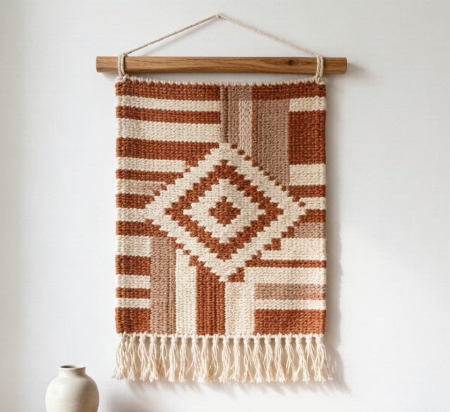 4-23.png Handwoven Cotton Linen Wall Tapestry - Image 1