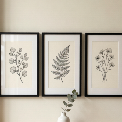 Botanical Illustration Print Set